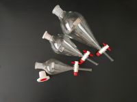 OBEROI/UK_Separating Funnel PTFE Key Squibb Shape 100 ml, 250 ml, 500 ml, 1000ml, 2000 ml.