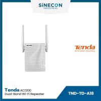 Tenda เทนด้า รุ่น TD-A18 อุปรณ์ขยายสัญญาณ AC1200 Dual Band WiFi Repeater