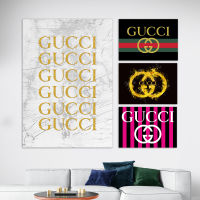 ภาพแคนวาส ภาพติดผนัง กรอบลอย ภาพแต่งบ้าน  คอลเลคชั่น GUCCI  รับรองคุณภาพงานศิลปะด้วยเทคนิคจากประเทศอิตาลี