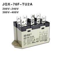 SOKE JQX-76F-TU-2A รีเลย์พลังสูงขนาดเล็ก220VAC 380-400VAC 25A RGF2OU700 RGF2OU900 JQX76FTU2A 6PIN 6ฟุต2ชุดได้ตามปกติ