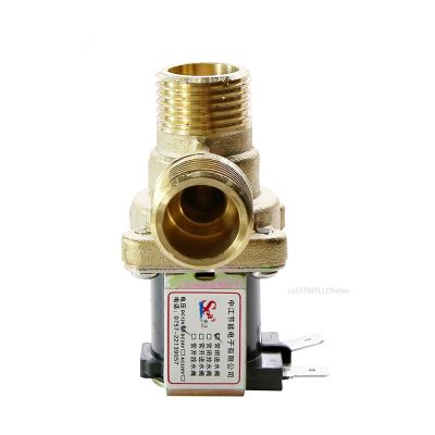1PC DC 12V 24V AC 220V G1/2 Brass Electric Solenoid Valve for Solar Water Heater 1/2 Normally Closed Water Inlet Switch Plumbing Valves