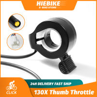 จักรยานไฟฟ้า130X Thumb Throttle 3ขาไฟฟ้าสกู๊ตเตอร์ความเร็ว Finger Throttle Accelerator Grip สำหรับจักรยาน Ebike อุปกรณ์เสริม