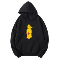 MF DOOM Quasimoto Cartoon Print Hoodie Graphic Hip Hop Harajuku Sweatshirts Unisex Hooded Pullovers Male Streetwear Winter Hoody Size XS-4XL