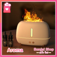 ? รุ่นใหม่ ? เครื่องพ่นอโรม่า เปรวไฟสวยงาม เครื่องทําความชื้นในอากาศ Frame Humidifier (H009)