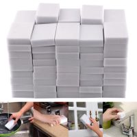 ☈✐ 20/50/100PCS White Magic Sponge Eraser Cleaning Melamine Multi-Use Foam Cleaner White kitchen Pad Melamine Washing