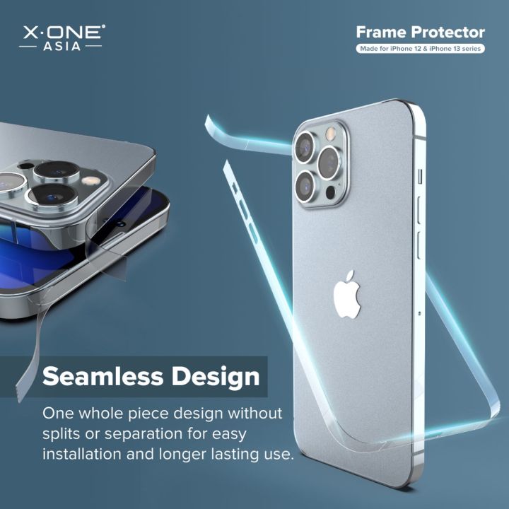 iphone-13-pro-max-13-pro-13-13-mini-12-pro-max-12-12-pro-12-mini-x-ด้านหนึ่งกรอบป้องกันฟิล์มสติ๊กเกอร์ป้องกันหน้าจอ