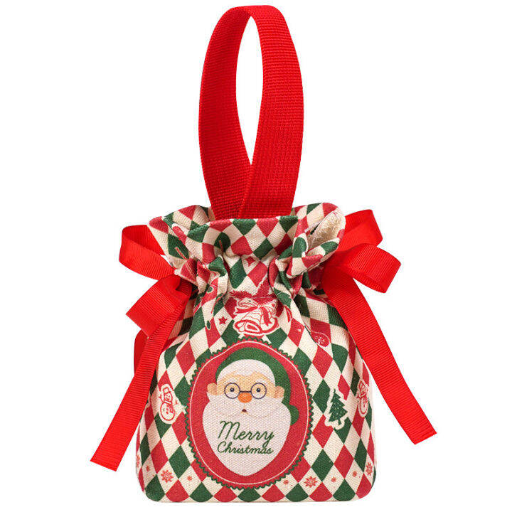 Christmas Gift Bag Packing Box Santa Claus Gift Bag Christmas Eve Apple