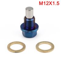 Reusable Permanent Magnetism 5000 Gs Titanium Alloy Magnetic Oil Drain Plug Oil Sump Nut M12x1.25 M12x1.5 M12x1.75 M14x1.5