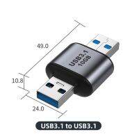 FONKEN USB ไปยังชนิด C อะแดปเตอร์ USB 3.1อะแดปเตอร์ OTG แล็ปท็อปโทรศัพท์มือถือชาร์จอย่างรวดเร็วตัวเชื่อมต่อสายเคเบิลถ่ายโอนข้อมูล10Gb