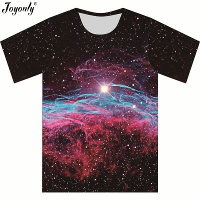 Joyonly Children Red Galaxy T-shirts Space Universe 3d Print T shirt Boys Girl Brand Clothing Tops Tees 2018 Summer Cool Clothes