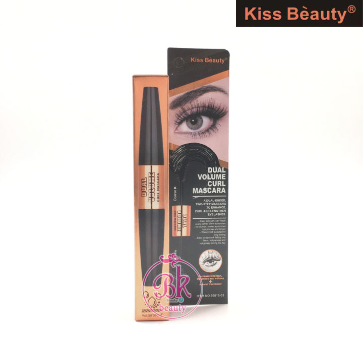 kiss-beauty-มาสคาร่าสองหัวเพิ่มความยาวและความหนาให้ขนตา-โดยจะทำให้ดวงตากลมโตมากขึ้นพิ่มความยาวให้ขนตาได้