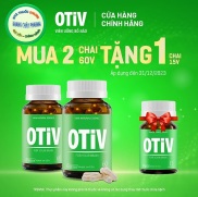 Combo 2 hộp OTIV bổ não 60 viên tặng 1 hộp 15 viên