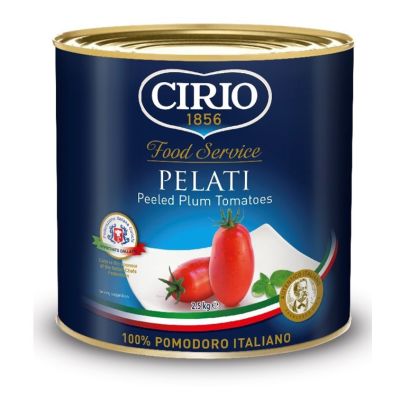 Premium import🔸( x 1) CIRIO Peeled Tomatoes 2550gm มะเขือเทศบรรจุกระป๋อง ของแท้นำเข้าจากอิตาลี [CI10]