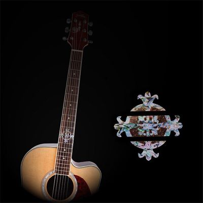 10 pcs 50 pcs Wreath Shape Imitation Abalone Guitar Neck Marker Fretboard Inlay stickers and Decals for Guitar Fingerboard