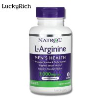 [Exp2025] แอล อาร์จีนีน Natrol, L-Arginine, Extra Strength, 3,000 mg, 90 Tablets อาหารเสริมสำหรับผู้ชาย