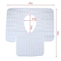 】【、 10Pcs Large Size Disposable Paper Toilet Seat Covers Camping Loo Wc Bacteria-Proof Cover For Travel/Camping Bathroom