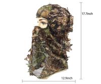 Limited Time Discounts Ghillie Camouflage Leafy Hat 3D Full   Headwear Turkey Camo Hunter Hunting Accessories