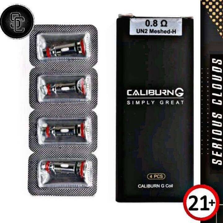 Caliburn G Replacement Coils (4pcs/pack)- Legit 100 UWELL OCC | Lazada PH