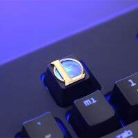 เกม Keycap โลโก้โดยรอบภาพนูน Backlit เชิงกล3มิติแบบโลหะส่วนบุคคลแป้นพิมพ์ปุ่มกด