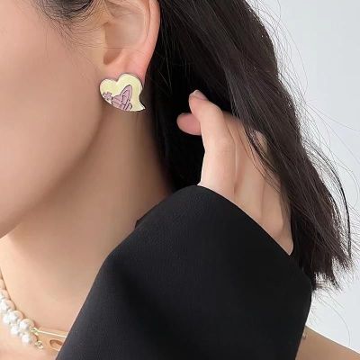 Westwood Vivian Western Empress Dowager High Definition Vintage Saturn Series Light Luxury Retro Enamel Stud Earrings Love Anti-allergic Earrings Girls 2023 ImportedTH