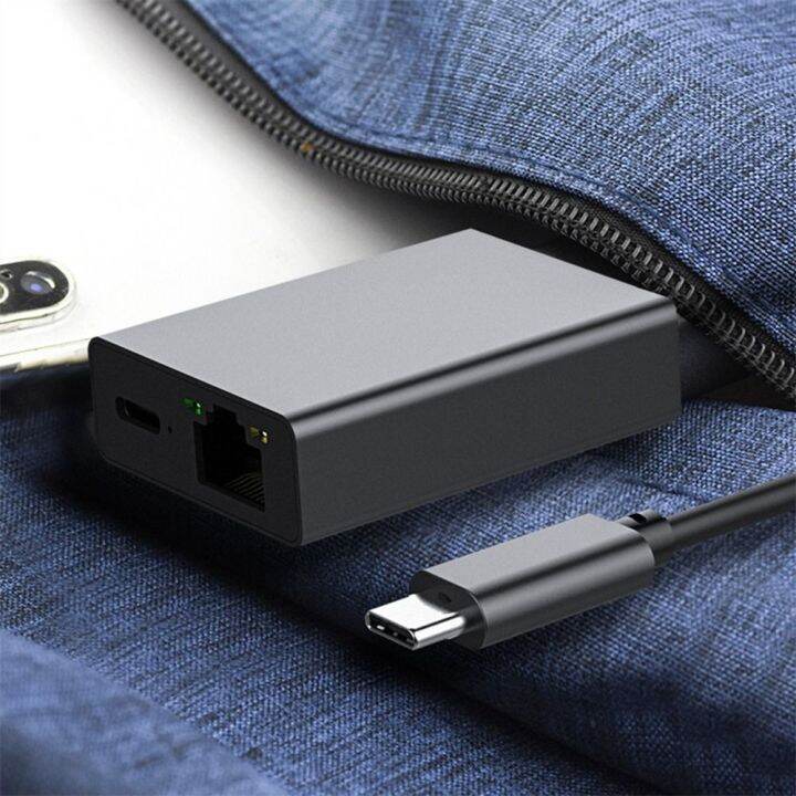 FDYE45 Tablet Adapter TypeC To RJ45 Support PD Charging Type