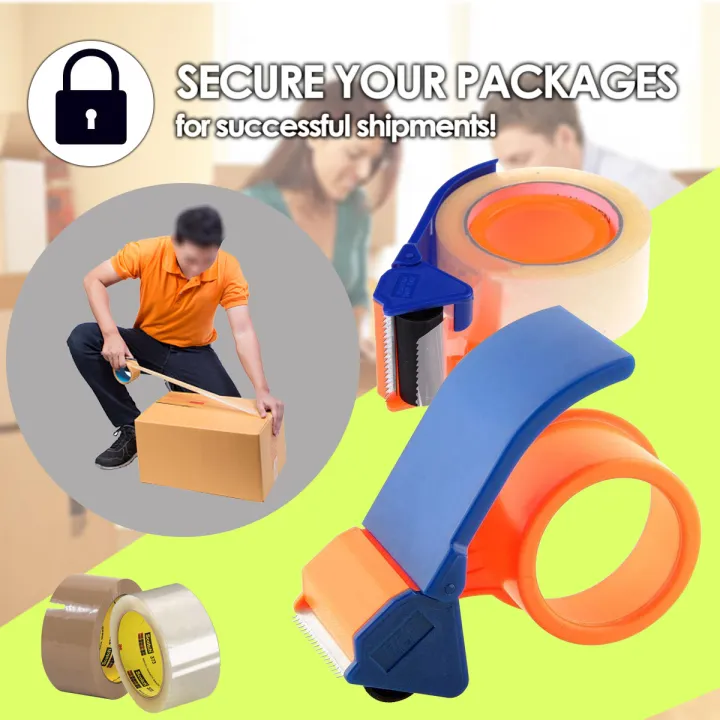 2 Inch Packaging Tape Cutter Packaging Parcel Plastic Roller Tape