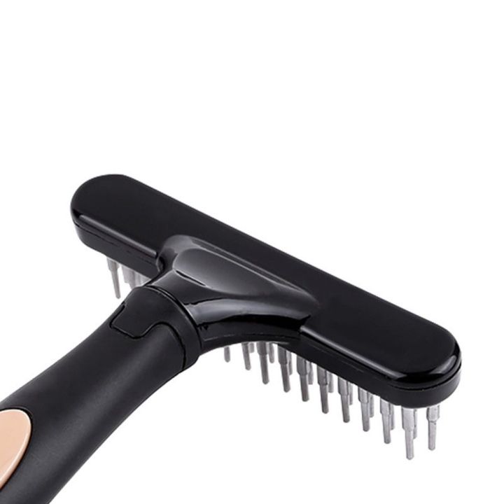 cc-dog-rake-deshedding-dematting-comb-undercoat-for-dogs-cats-short-hair-brushes-shedding-with-row-pins