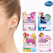 Disney girls Frozen elsa Anna 3D earrings stickers Princess Sophia Mickey