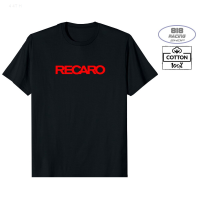 2023 NEW Street Fashion Racing Sports T-shirt [black] [100% Cotton] [recaro] Round Neck fashion t-shirt