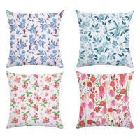 Simple flowers cushions cover40x40,45x45,50x50,60x60 Square Lumbar pillowcase,Sofa Throw pillow cover.