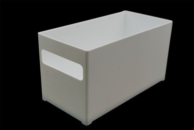 Lehome กล่องพลาสติกสำหรับเก็บของในตู้เย็นสีขาว ผลิตและนำเข้าจากญี่ปุ่น วัสดุปลอดภัยพลาสติกABS แข็งแรงทนทาน ขนาด 14x28x15 cm HO-01-00654
