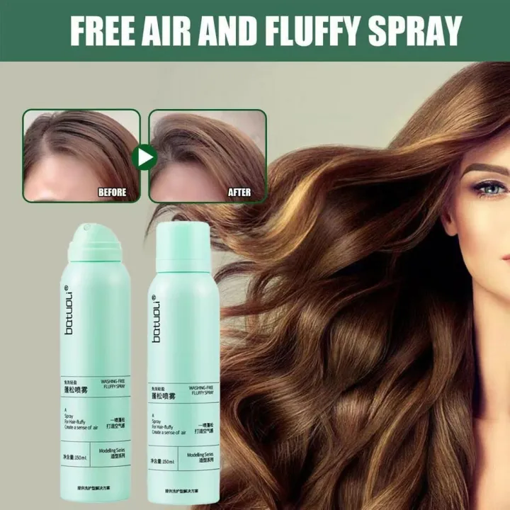 Dry hair fluffing spray Dry Fresh Fragrance Spray Deoiling Fluffy And ...