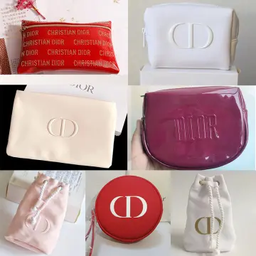 Dior Dior Beauty Cd Logo Cosmetic Makeup Pouch Bag Pink | Grailed