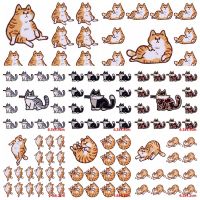 10 pcs/lot Wholesale Cute Cat Applique Embroidered Patches For Clothing DIY Cartoon Killer Cat Patch Iron On Patches On Clothes