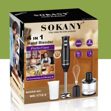 SOKANY 500W 2 Speeds Hand Mixer Blender Stick Baby Complementary