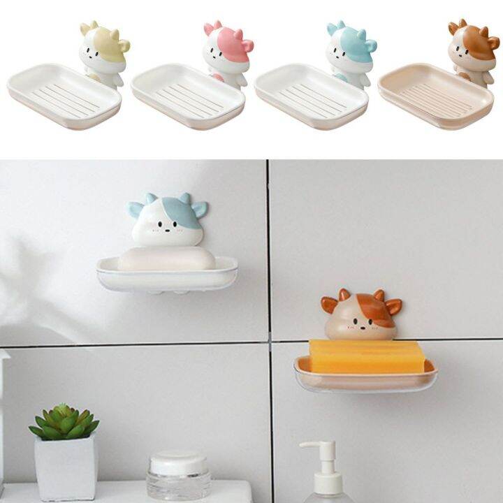 Shower Shelf Organizer Rack with Soap Dish Holder Self Adhesive