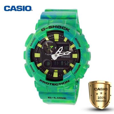 CASIO G-SHOCK นาฬิกาข้อมือผู้ชาย สายเรซิน รุ่น Limited Edition G-LIDE GAX-100MB-3A