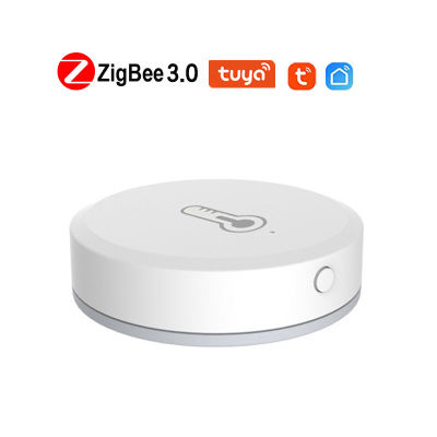 Tuya Zigbee 3.0เซ็นเซอร์อุณหภูมิและความชื้นระยะไกลตรวจสอบโดยสมาร์ทชีวิต APP แบตเตอรี่ขับเคลื่อนทำงานร่วมกับ Alexa Home