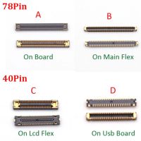 2Pcs LCD Display Screen Flex FPC Connector For Samsung Galaxy A526 A525 A525F A72 A725 A725F A52 A526F Plug On Board 40 78 pin