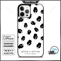 Alice and Olivia 5 Phone Case for iPhone 14 Pro Max / iPhone 13 Pro Max / iPhone 12 Pro Max / XS Max / Samsung Galaxy Note 10 Plus / S22 Ultra / S21 Plus Anti-fall Protective Case Cover