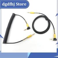 Dgdfhj Shop Aux Speaker 3.5mm 3pole stereo Jack Male to male extend spring Wire connector Audio Cable Right Angel Car Headphone 3.5 Phone