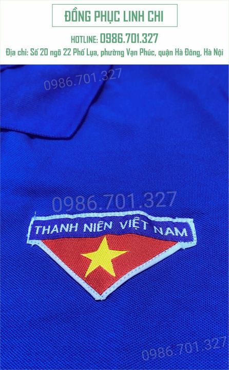 Áo Đoàn Thanh Niên Việt Nam Sơ Mi Dài Tay/Cộc Tay/Thun Đoàn Hàng ...