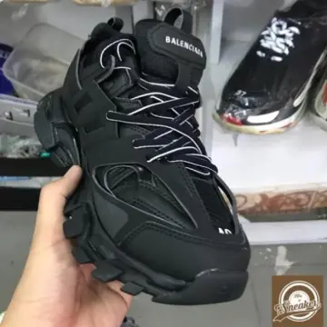 Balenciaga Triple S All Black Sneakers Running Shoes for Men