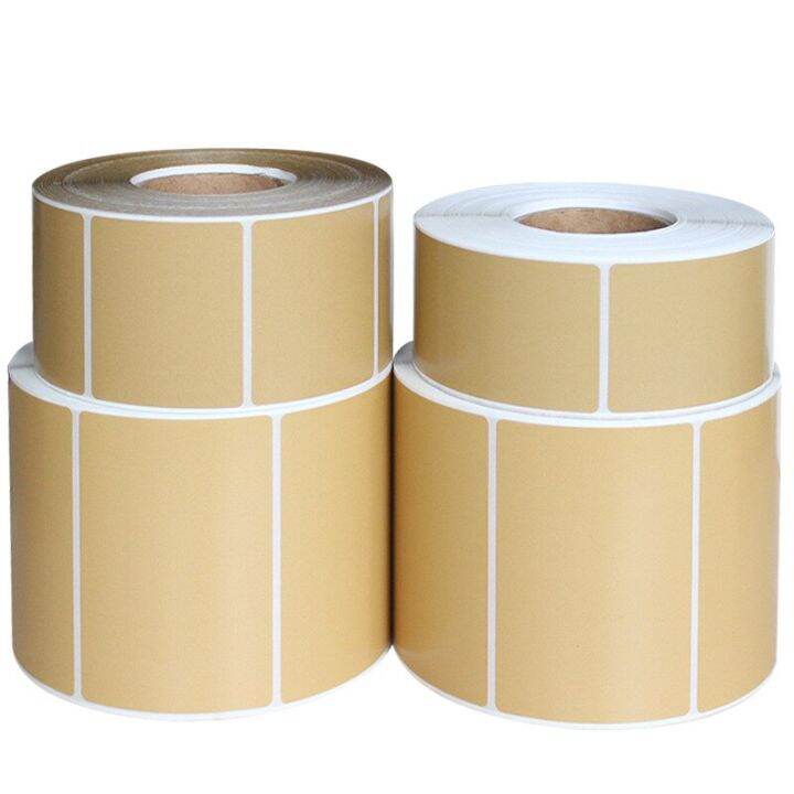 Direct Thermal Labels Roll 20Mm60Mm Kraft Adhesive Thermal Barcode