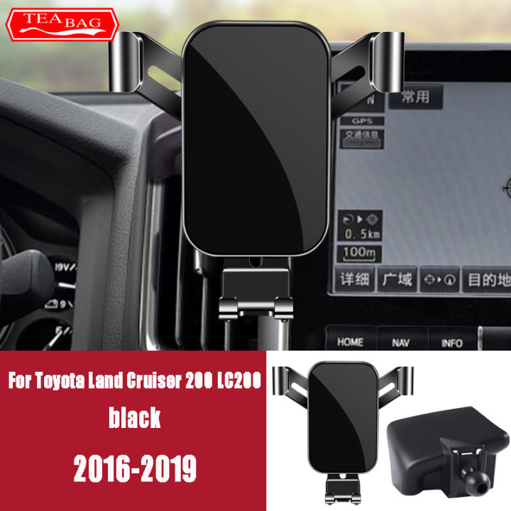 เจ้าของรถศัพท์สำหรับ-toyota-land-cruiser-200-lc200-fj-prado-2014-2020-gps-ช่องระบายอากาศนำทางยึดอุปกรณ์ตกแต่งภายใน