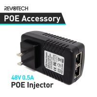 【NEW】 yawowe ยี่ห้อ Active Power Adapter POE Injector PSE Output DC48V 0.5A Power Over Ethernet 4 &amp; 5(+),7 &amp; 8(-),ปลั๊ก