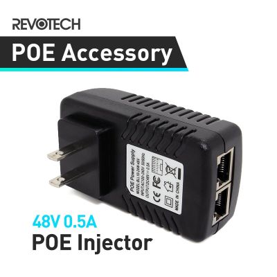 【Big-promotion】 ยี่ห้อ Active Power Adapter POE Injector PSE Output DC48V 0.5A Power Over Ethernet 4 & 5(+),7 & 8(-),ปลั๊ก
