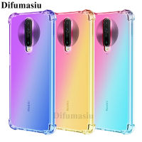 For Xiaomi Redmi K30 Shockproof Soft Case Covers Gradient Color Silicone Soft TPU Casing Colorful Back Cover Anti Fall Redmi K30 Phone Case