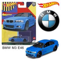 โมเดลรถเหล็ก Hot wheels BMW M3 (E46) ชุด DEUTSCHLAND DESIGA ล้อยางลิขสิทธิ์แท้ รถยุโรป โมเดลรถ รถของเล่น รถจำลอง Hotwheels Hot wheel
