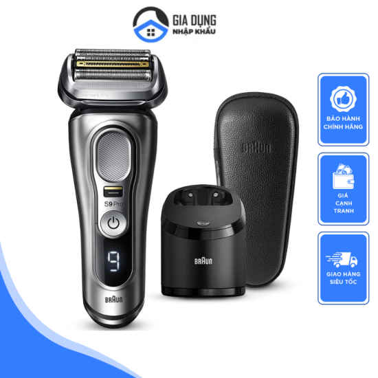 Máy cạo râu braun series 9 pro 9467cc, braun shaver, công nghệ cảm biến ai - ảnh sản phẩm 1